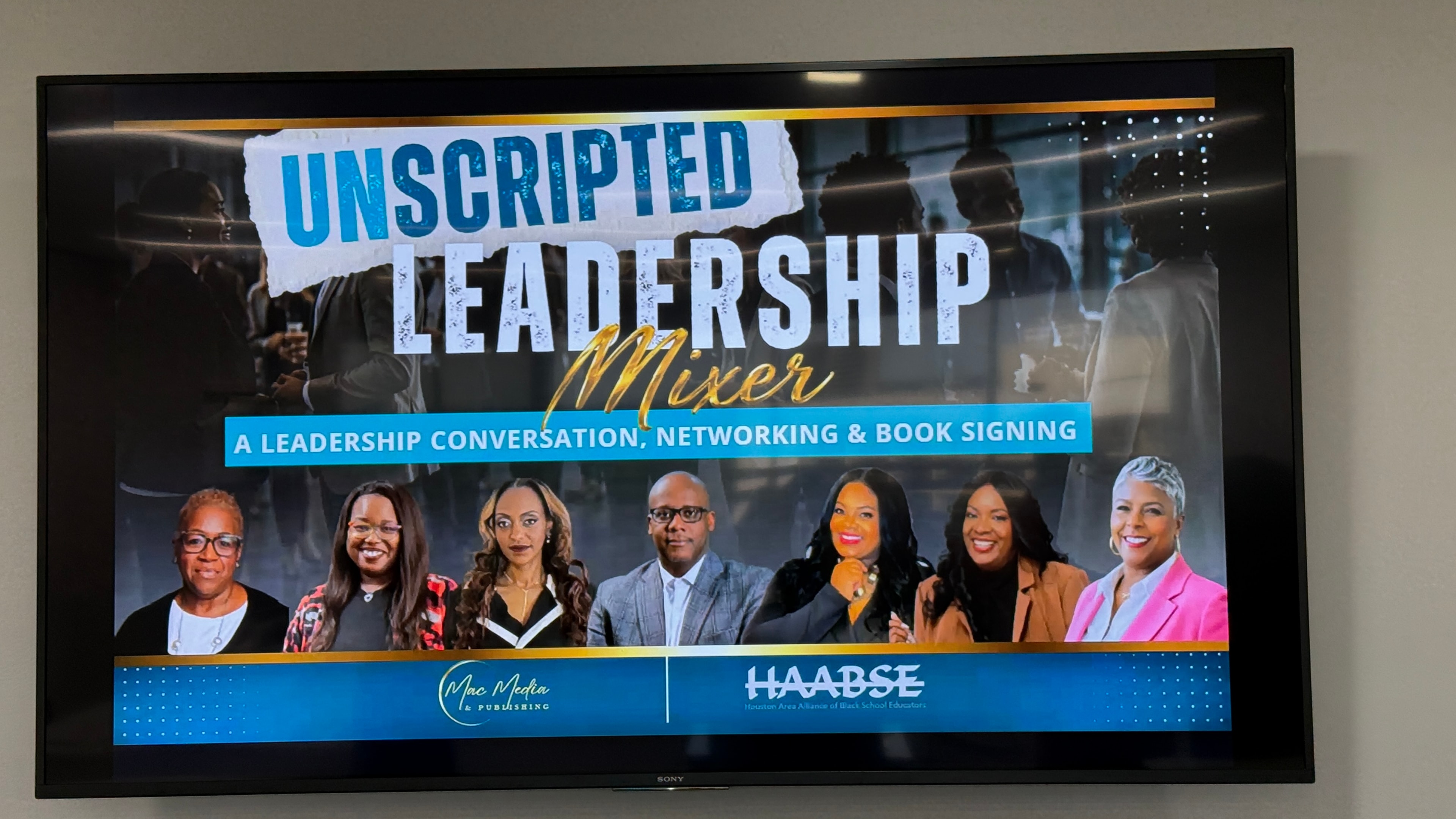 Unscripted Leadership Mixer — leadership conversation, networking and book signing event
